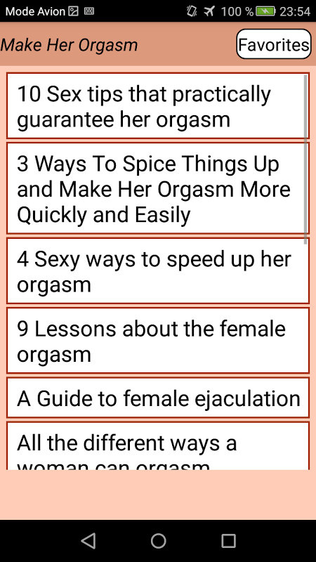Different Ways To Orgasm